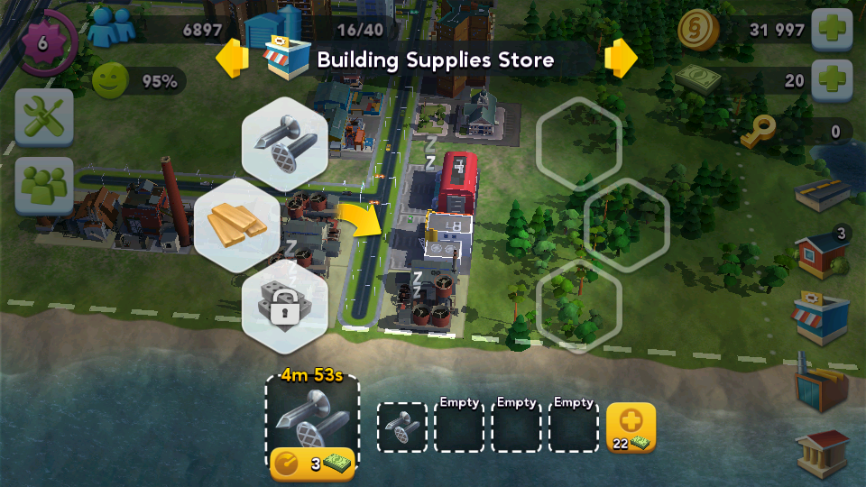 sim city buildit production queues